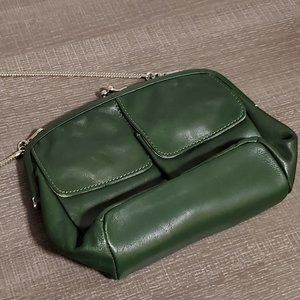 Old Trend Women's Genuine Leather Pac Shell Crossbody Green